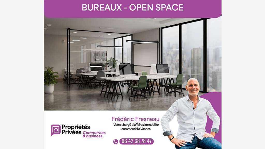 À louer bureaux de 90m² idéalement situés à Auray