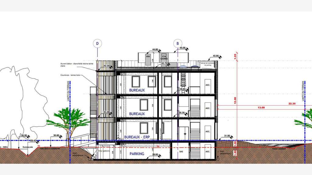 À vendre ou à louer – Bureaux de 615 m² au sein de
