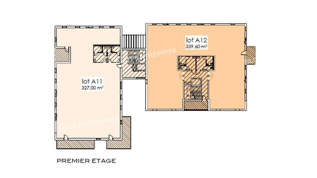 A louer bureaux 292m² à Basse-Goulaine Pole Sud