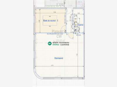 A louer bureaux 110m² idéalement situé Beaucouzé