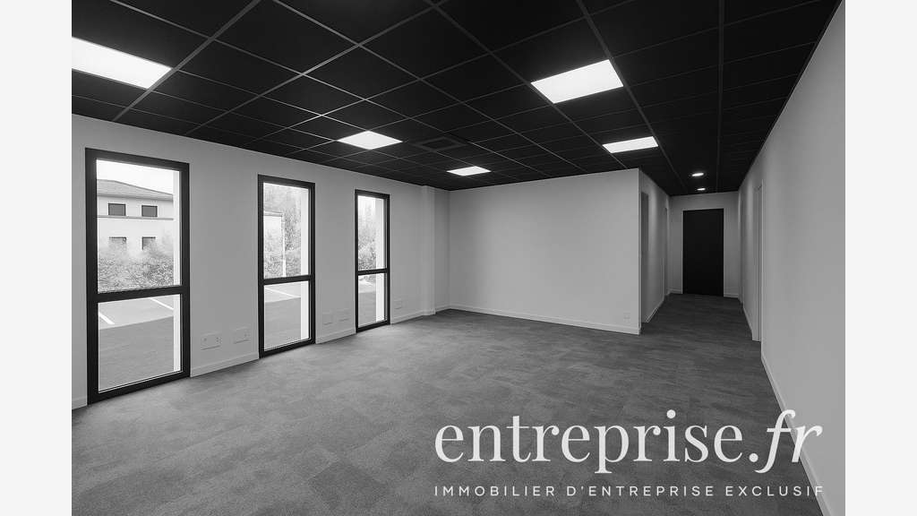 Plateau de bureaux neuf 156m² à louer à Beaucouzé