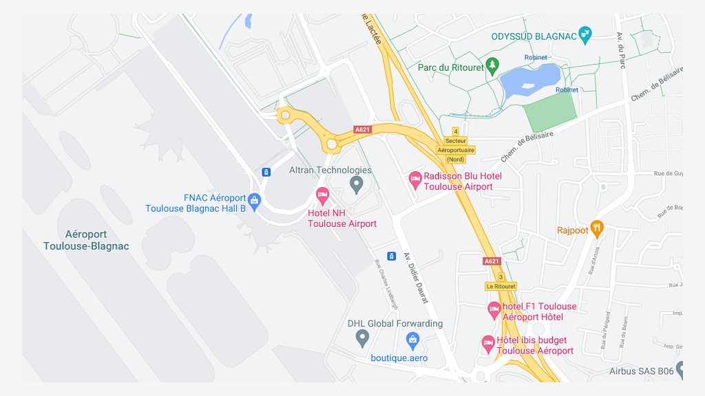 Location bureaux 3000m² idéalement situé à Blagnac