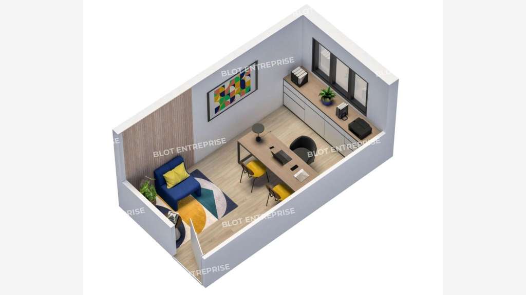 A louer bureaux 14m² R+1 RE2020 à Brest