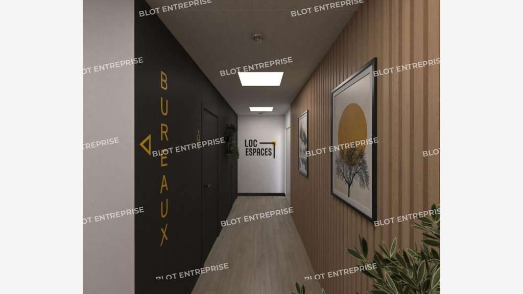 A louer bureaux 14m² R+1 bâtiment moderne à Brest