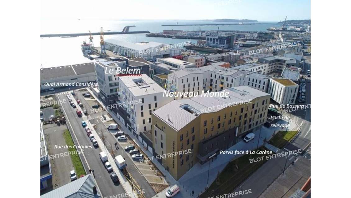 A louer bureaux modernes 105m² vue mer à Brest