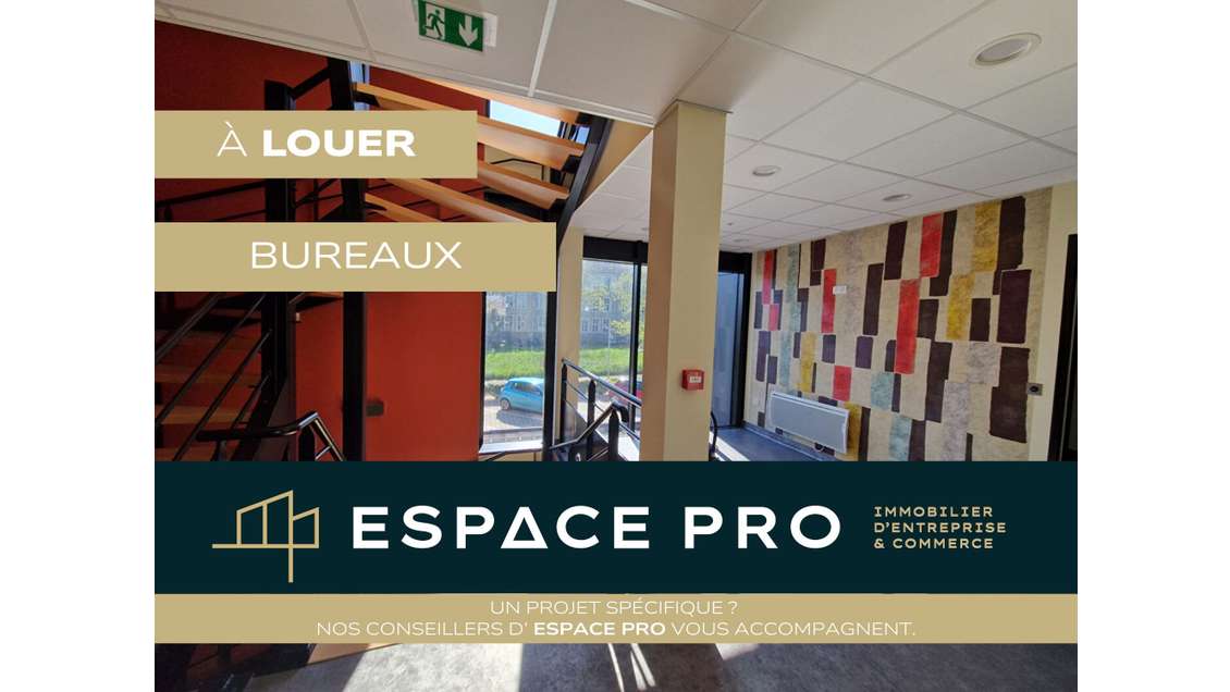 A louer bureaux 115m² en ZA recherchée Ouest Caen