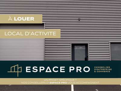 A louer local d'activité neuf 157m² proche A84 