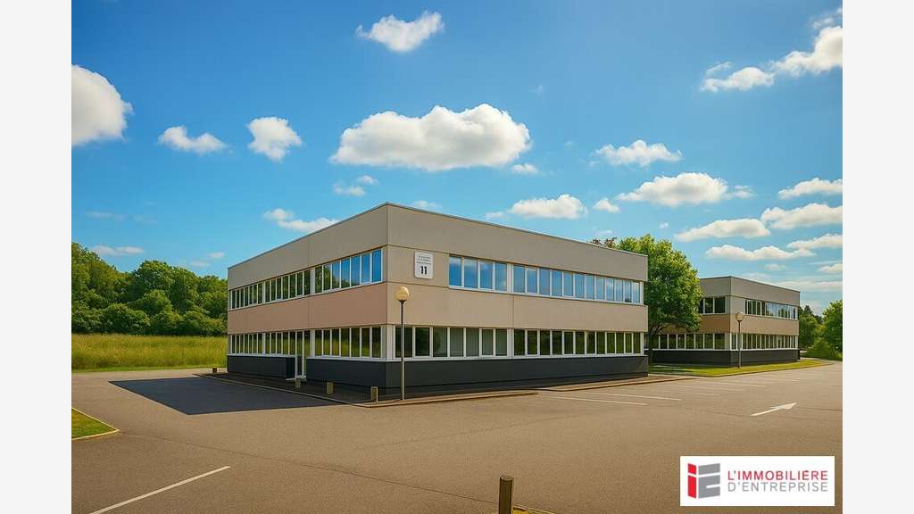 A louer bureaux 393m² R+1 Bruz accès rapide Rennes