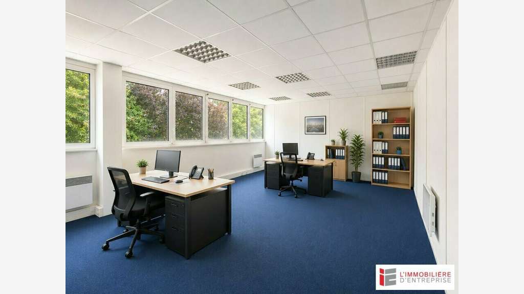 A louer bureaux 393m² R+1 Bruz accès rapide Rennes