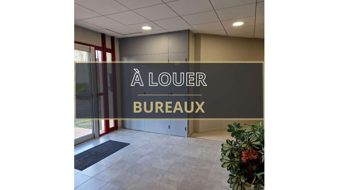 A louer 160m² de bureaux aménagés à Caen Nord