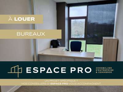 A louer bureau meublé 13m² R+1 à Caen Nord