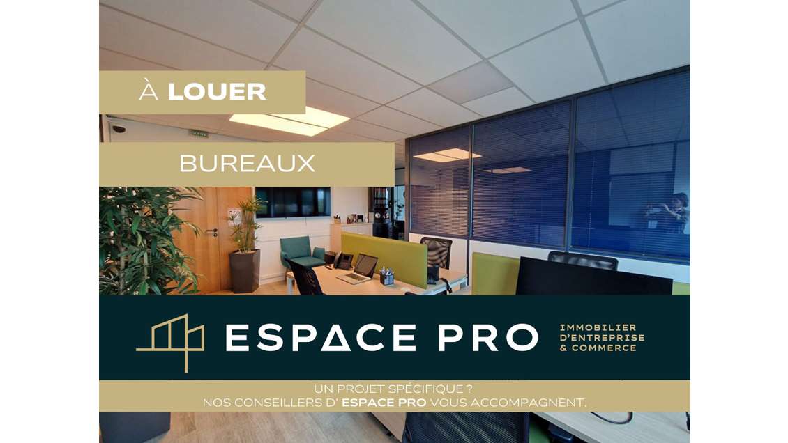 A louer 121m² de bureaux au Nord de Caen