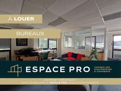 A louer bureaux aménagés 123m² à Caen Nord