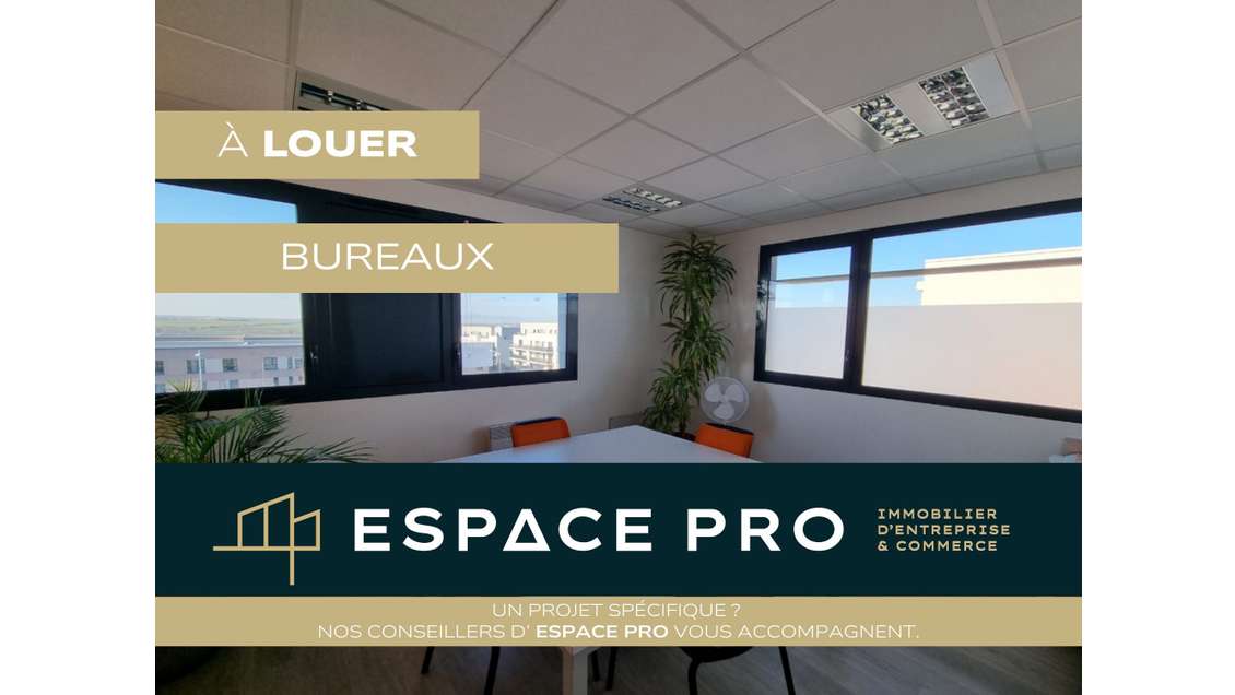 Bureaux 100m² R+2 à louer au Sud de Caen
