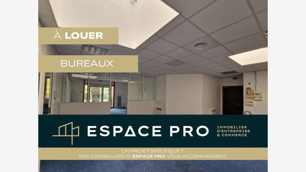 A louer bureaux 160m² RDC sur Caen Nord