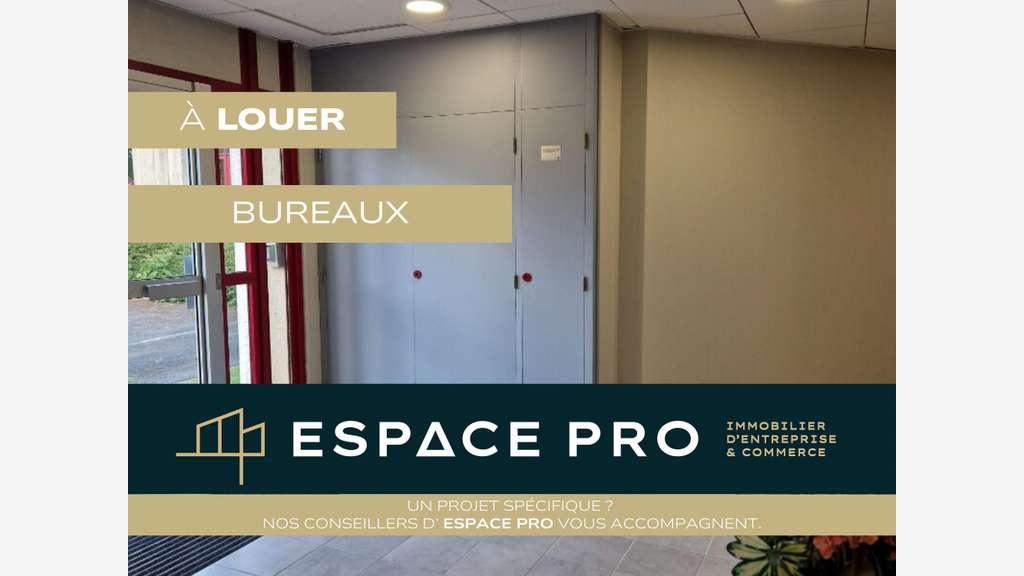 A louer bureaux 160m² RDC sur Caen Nord