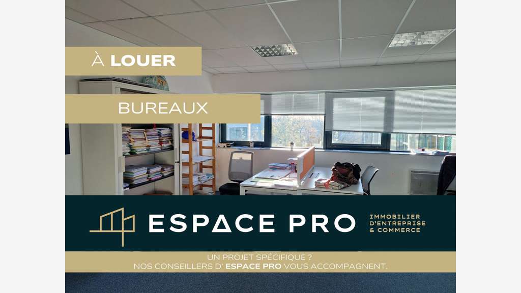 A louer bureaux aménagés 169m² à Caen Nord