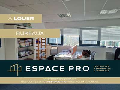 A louer bureaux aménagés 169m² à Caen Nord