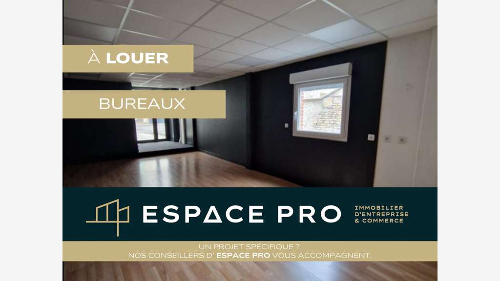 A louer local 39m² en RDC privatif Caen Presqu'île