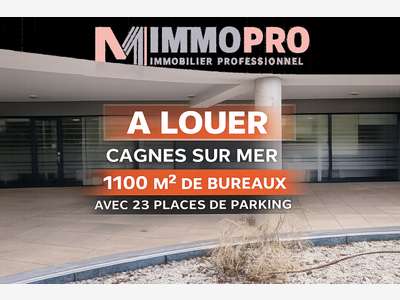 À LOUER BUREAUX 1 100 m² CAGNES-SUR-MER PROC