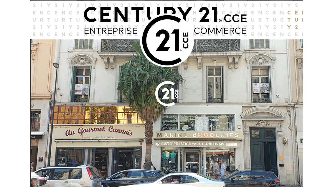 A louer bureaux 170m² R+1 Cannes Boulevard Carnot
