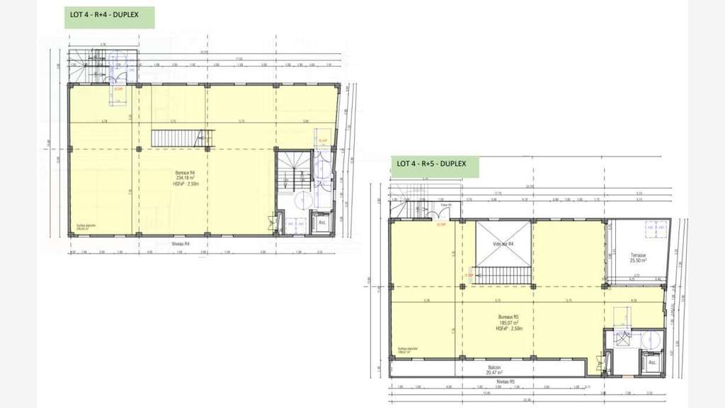 A louer bureaux 233m² à Carpentras ZA Marché Gare