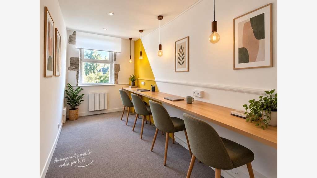 Local professionnel – 33 m² – Face au Jardin du Ma
