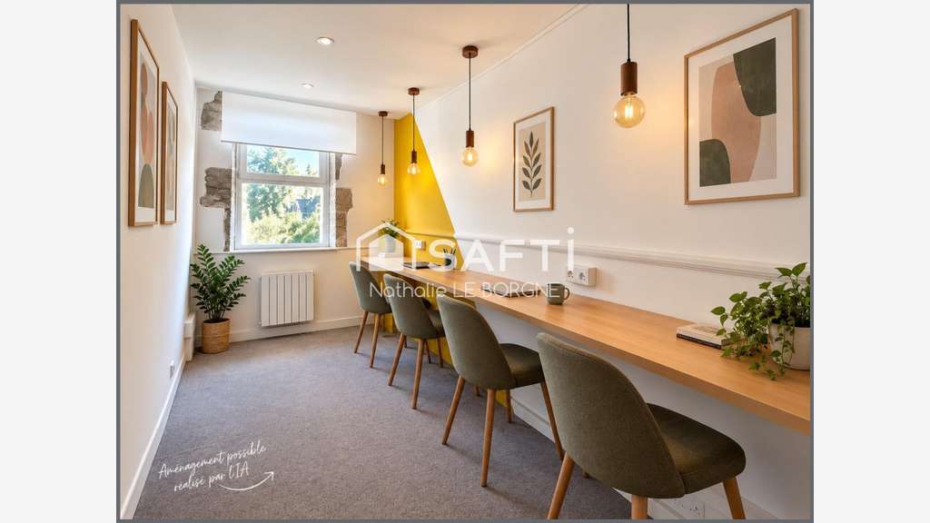 Local professionnel 33m² face au Jardin du Mail 
