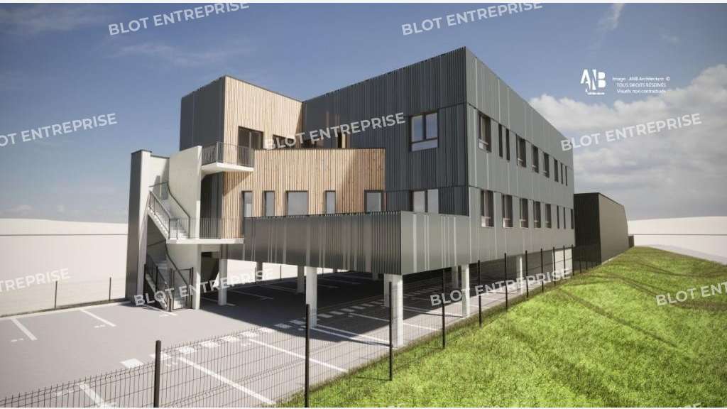 A louer bureaux 1 225m² neufs à Cesson-Sévigné