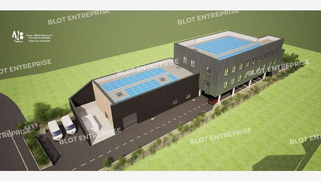 A louer bureaux 1 225m² neufs à Cesson-Sévigné