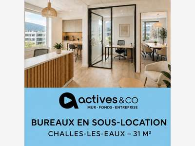Bureaux à louer ZA des Massettes Challes-les-Eaux