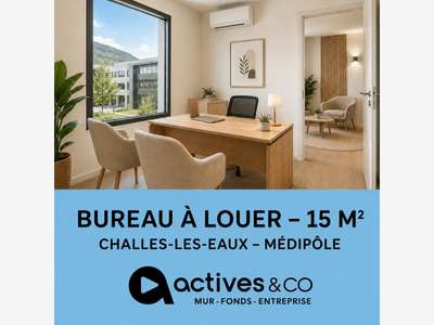 Loue local professionnel 15m² à Challes-les-Eaux
