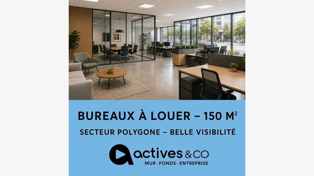 A louer bureaux 156m² empl stratégique Chambéry