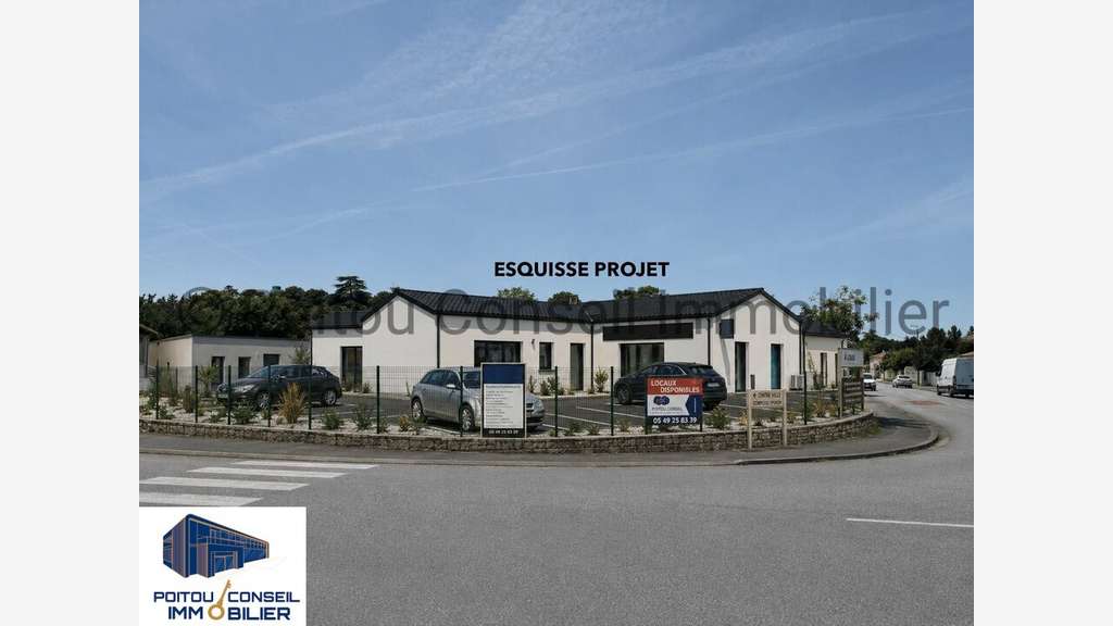 Bureaux tertiaire neufs 207m² à louer à Chauray 