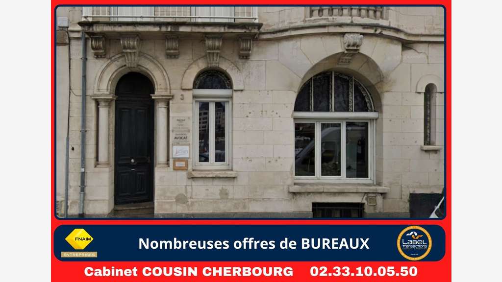 A louer bureaux face port de Cherbourg en Cotentin