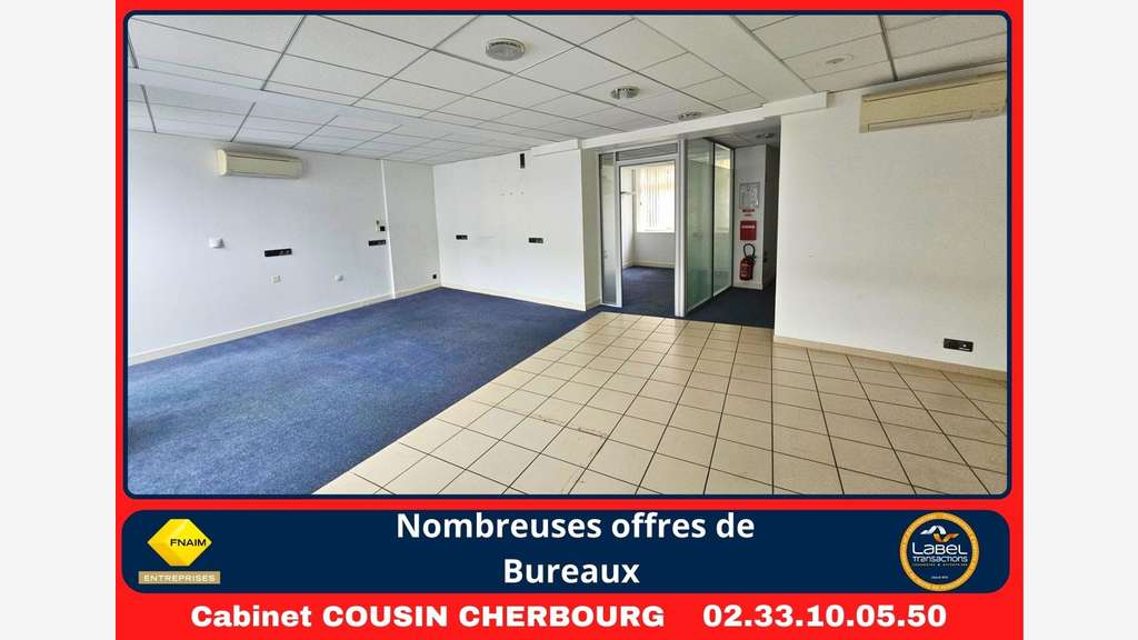 A louer bureaux de 70m² à Équeurdreville centre