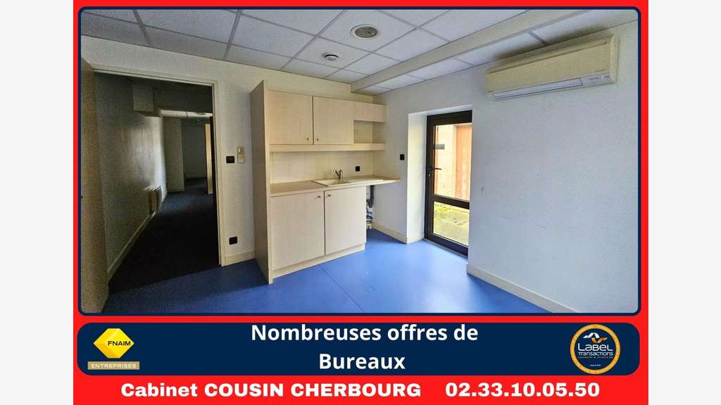 A louer bureaux de 70m² à Équeurdreville centre