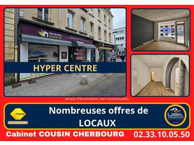 Location Locaux commerciaux - Boutiques à Cherbourg-en-Cotentin