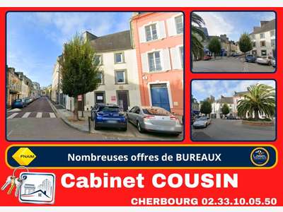 A louer bureaux en hyper-centre de Cherbourg