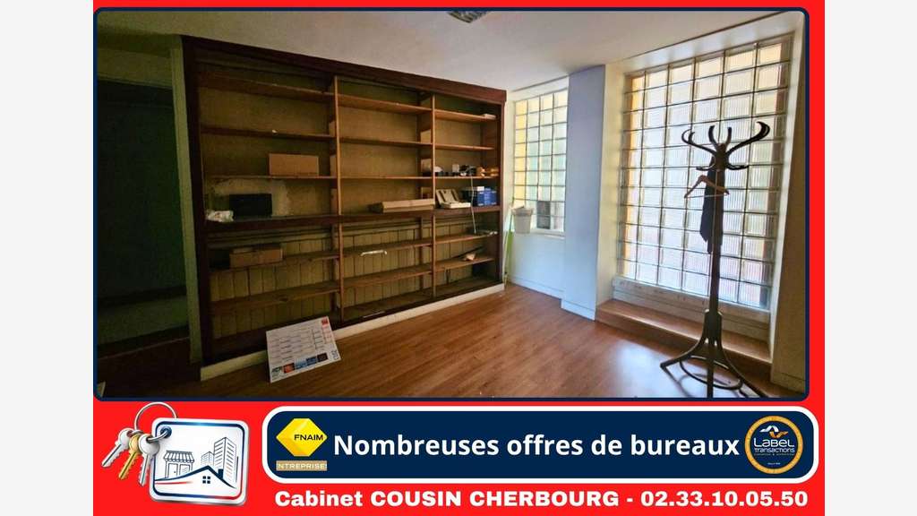 A louer bureaux en hyper-centre de Cherbourg