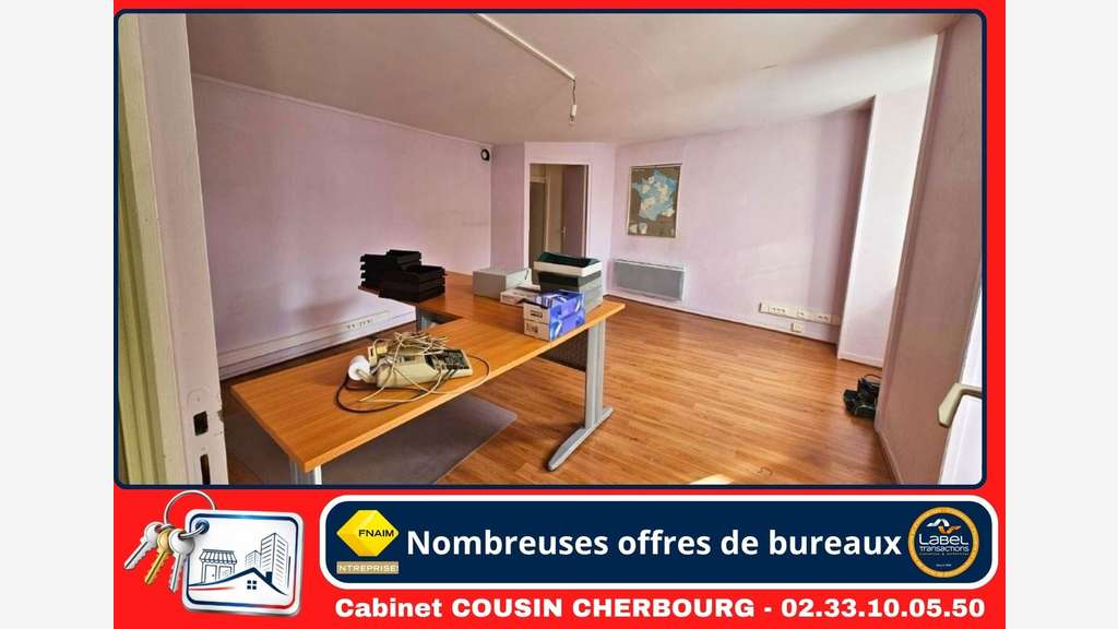 A louer bureaux en hyper-centre de Cherbourg