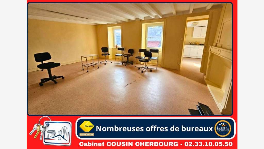A louer bureaux en hyper-centre de Cherbourg