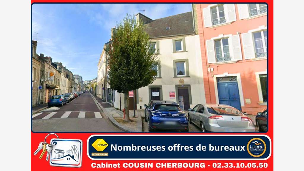 A louer bureaux en hyper-centre de Cherbourg