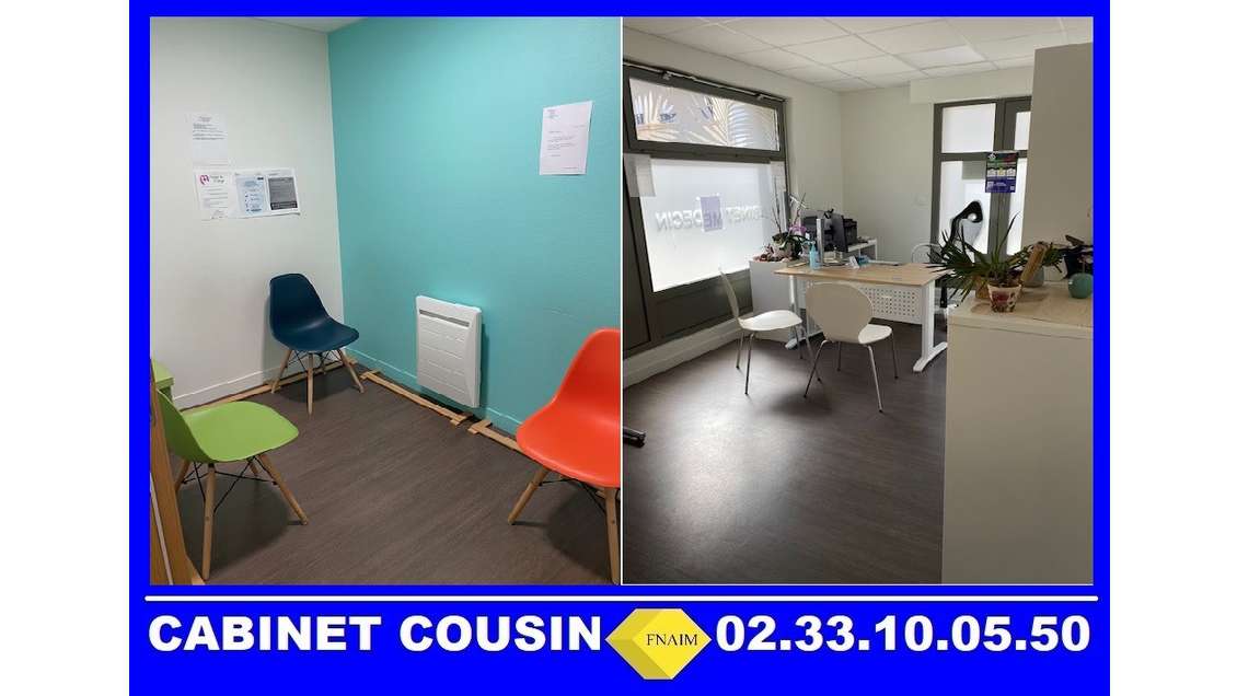 A louer bureau privé 17m² à Cherbourg