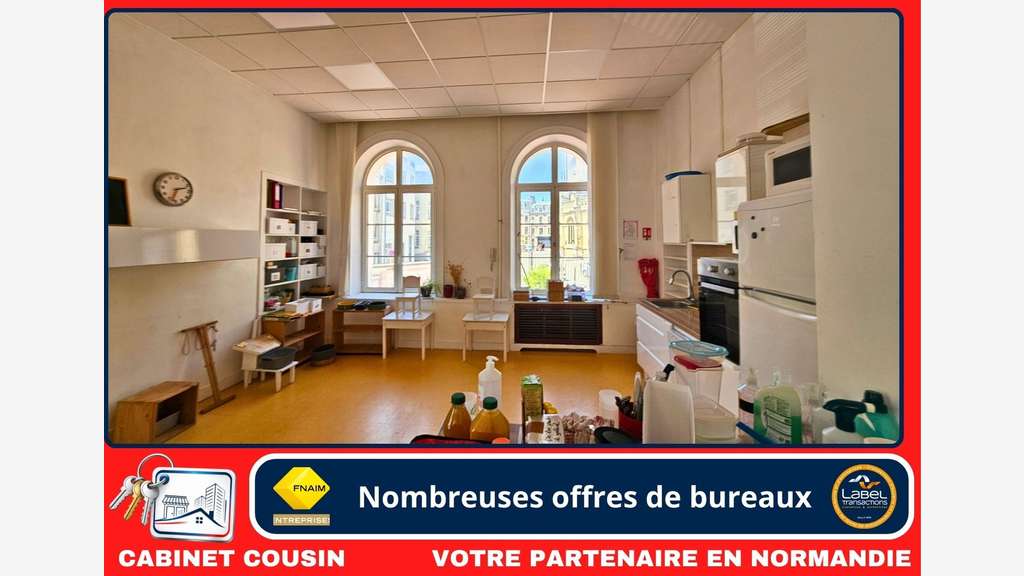 A louer bureaux 280m² en hyper centre de Cherbourg