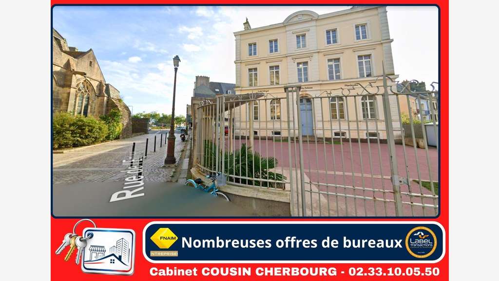 A louer bureaux 280m² en hyper centre de Cherbourg