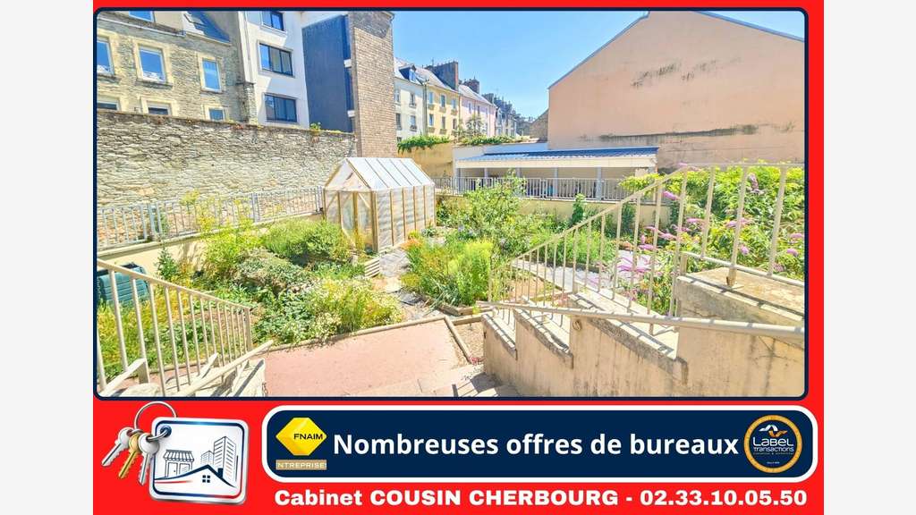 A louer bureaux 280m² en hyper centre de Cherbourg