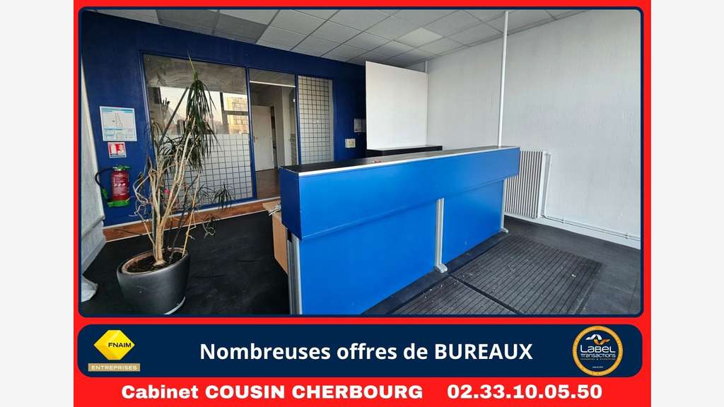 A louer bureaux 74m² sur les quais à Cherbourg