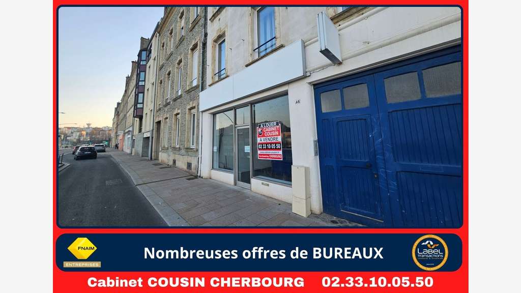 A louer bureaux 74m² sur les quais à Cherbourg
