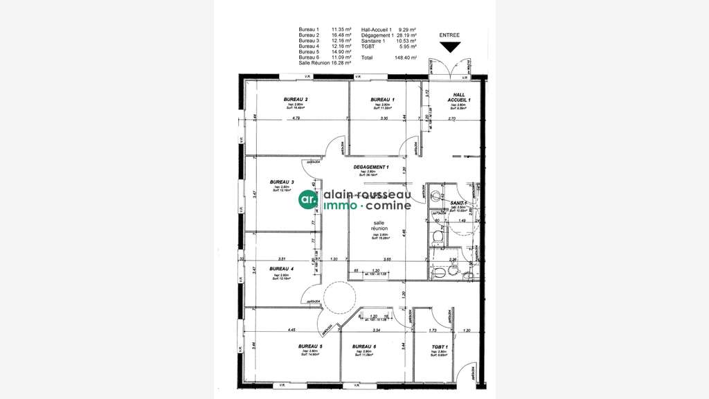 BUREAUX A LOUER
